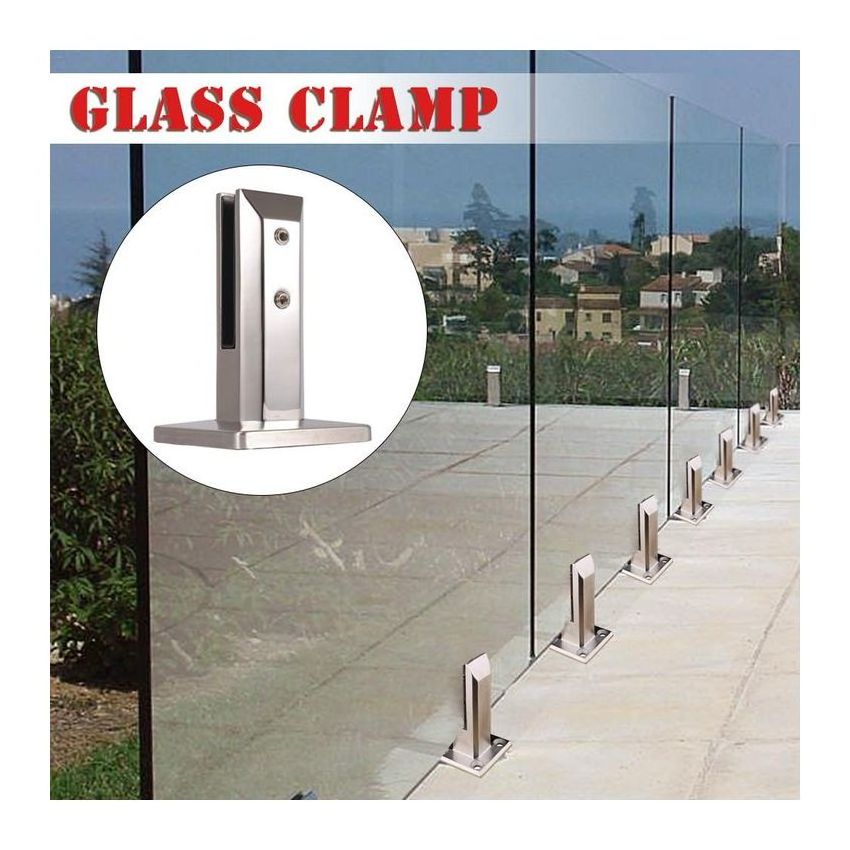 ACE 316 Stainless Steel Spigot Glass Railing Glass Clamp SS304 Glass Fence Spigot Temporary Swimming Pool Fence