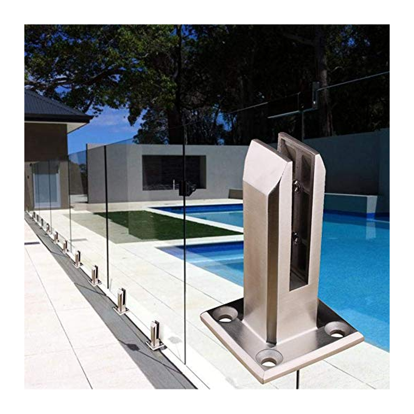 ACE 316 Stainless Steel Spigot Glass Railing Glass Clamp SS304 Glass Fence Spigot Temporary Swimming Pool Fence