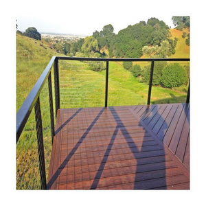 Handrail Balcony Pool Staircase Steel Pipe Stair Case Balustrades/Railing Outdoor