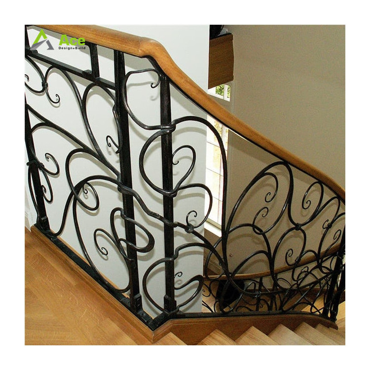 Ace Aluminum Railing System Factory Custom Making Aluminum Railing Balustrade For Porch Stairs Deck