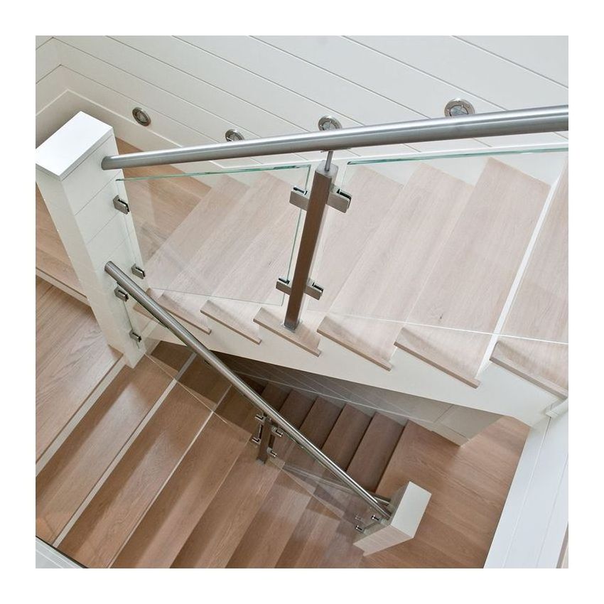 Ace glass railing balustrade stair handrail post glass railing for balcony