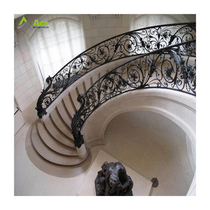 Ace Aluminum Railing System Aluminum Handrail Picket Railings Glass Balustrade Outdoor For Villa