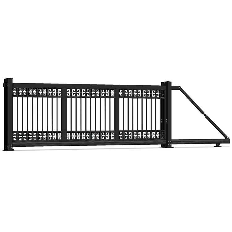 Ace Aluminum Gate Cantilever Sliding Gate Beam Heavy Duty Wheel Support Roller Kit Cantilever Sliding Gates Complete Kit