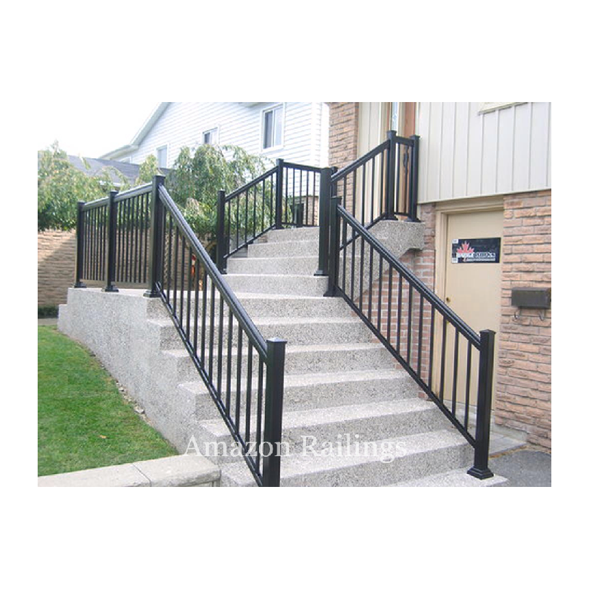 white plastic/aluminum or star pickets steel fencing for railing