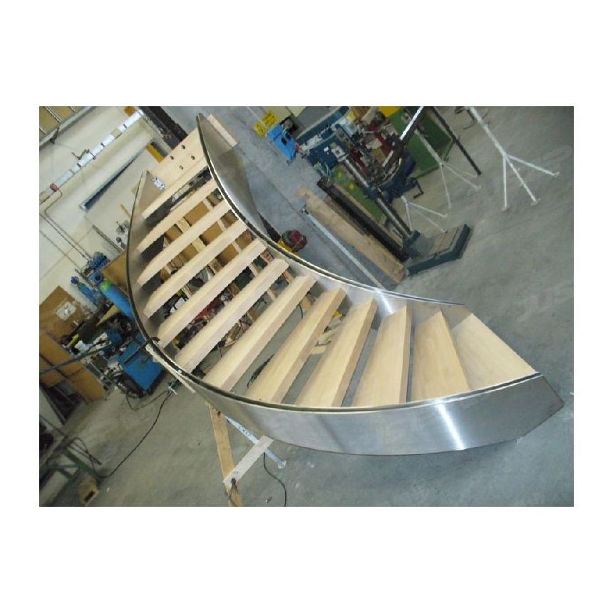 outdoor or indoor  arc spiral staircase used for sale