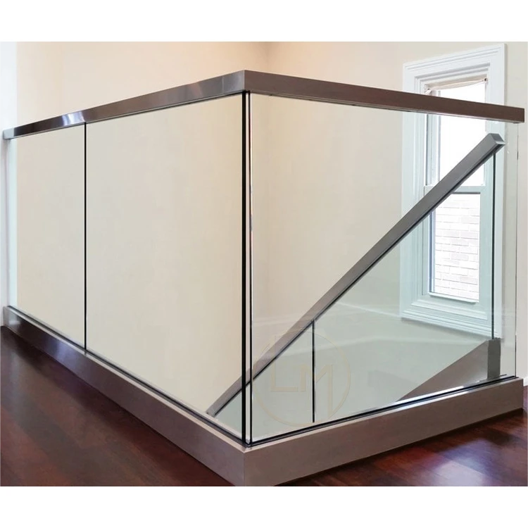 Ace Simple Design Stair Balcony Railing for Outdoor Aluminum U Channel Glass Railing Balustrade