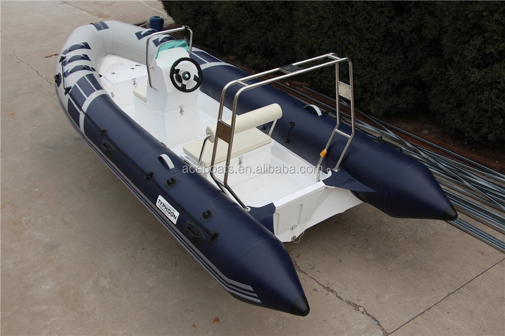 Hot selling jet drive fiberglass boat RIB-520 jet drive fiberglass boat