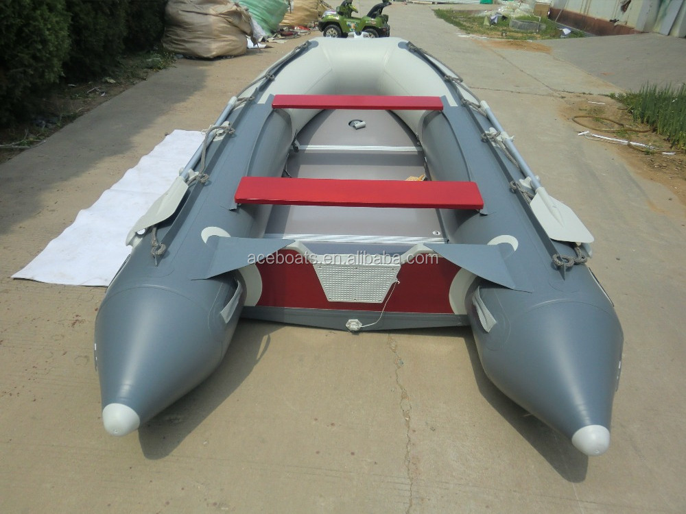 Mini Inflatable pontoon Boat with electric motor