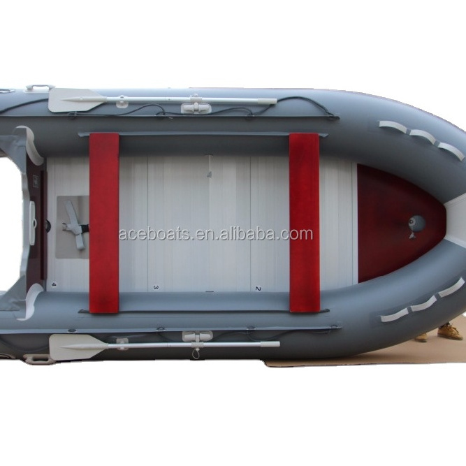 2023 Plastic  boat with bottom sport boat ASD-420 fishing boat for sale