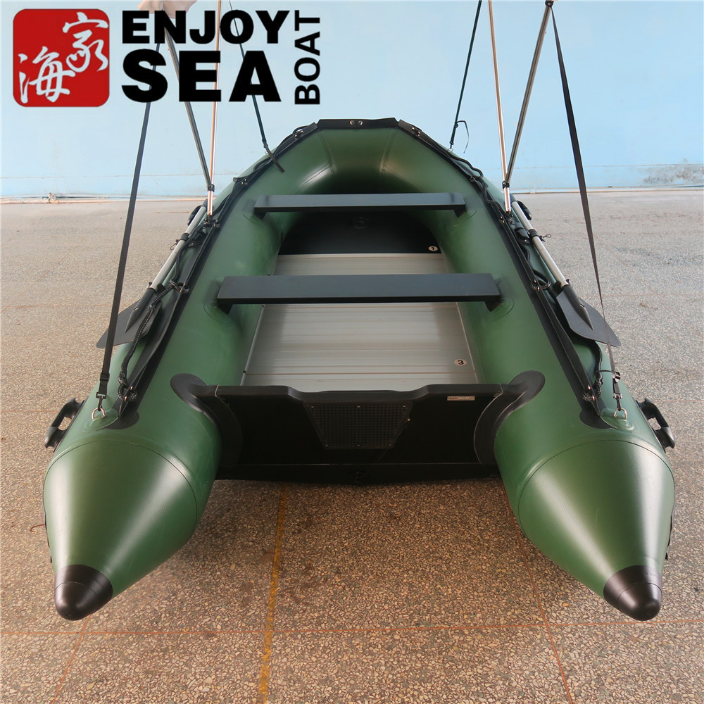 Mini Inflatable pontoon Boat with electric motor