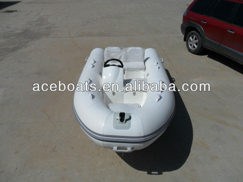 14ft inflatable rigid fiberglass hull rib boat for hot sale -rib420!