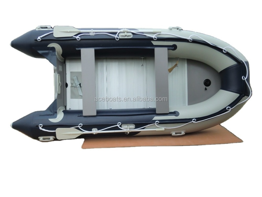 2023 Plastic  boat with bottom sport boat ASD-420 fishing boat for sale