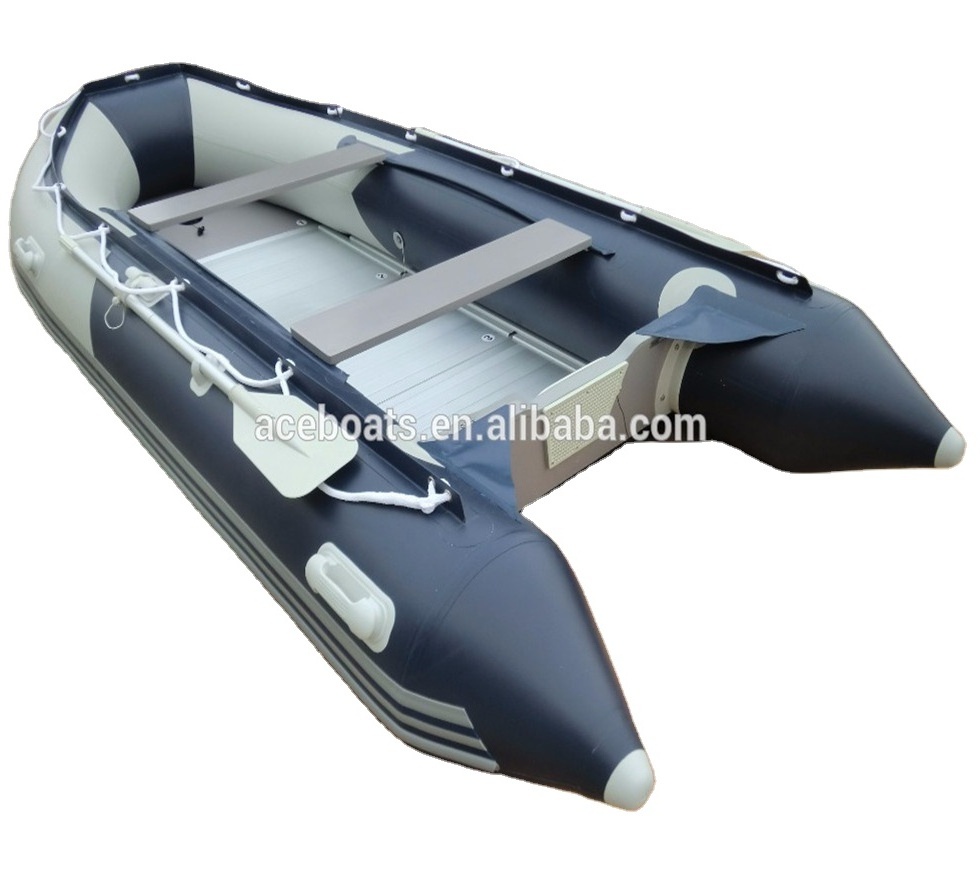 2023 Plastic  boat with bottom sport boat ASD-420 fishing boat for sale