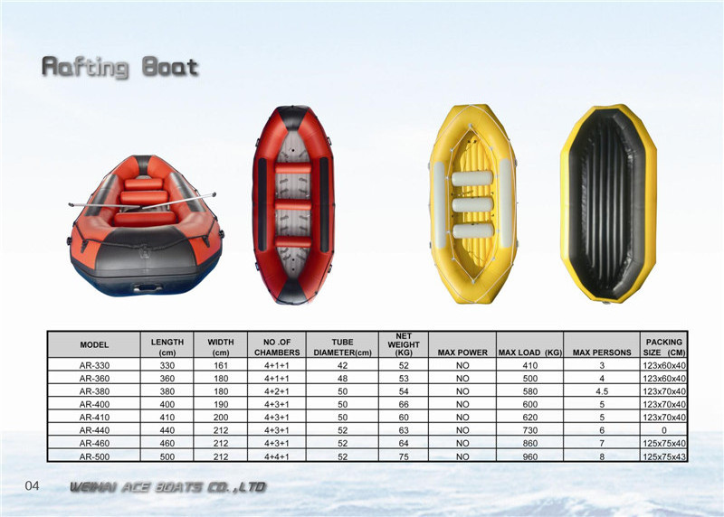 Inflatable Rubber Rafts 8 Persons Inflatable Rubber PVC Rafting Boat Floating River Rafts For ...
