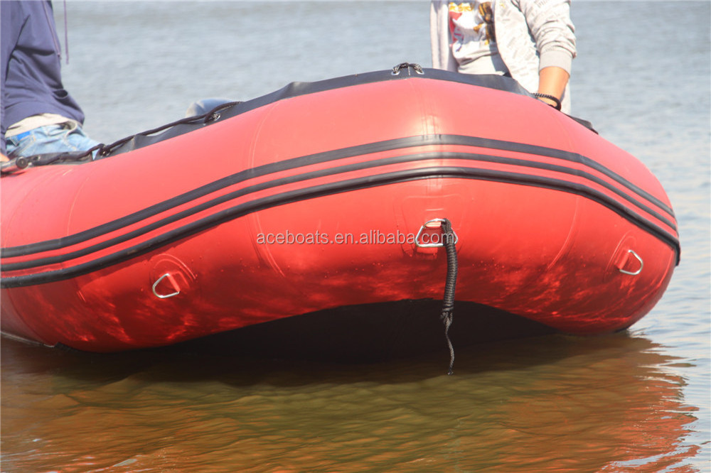 Factory Direct CE inflatable Boat Fishing Dinghy Hypalon or Pvc Material  Removable Aluminum Floor For Sale