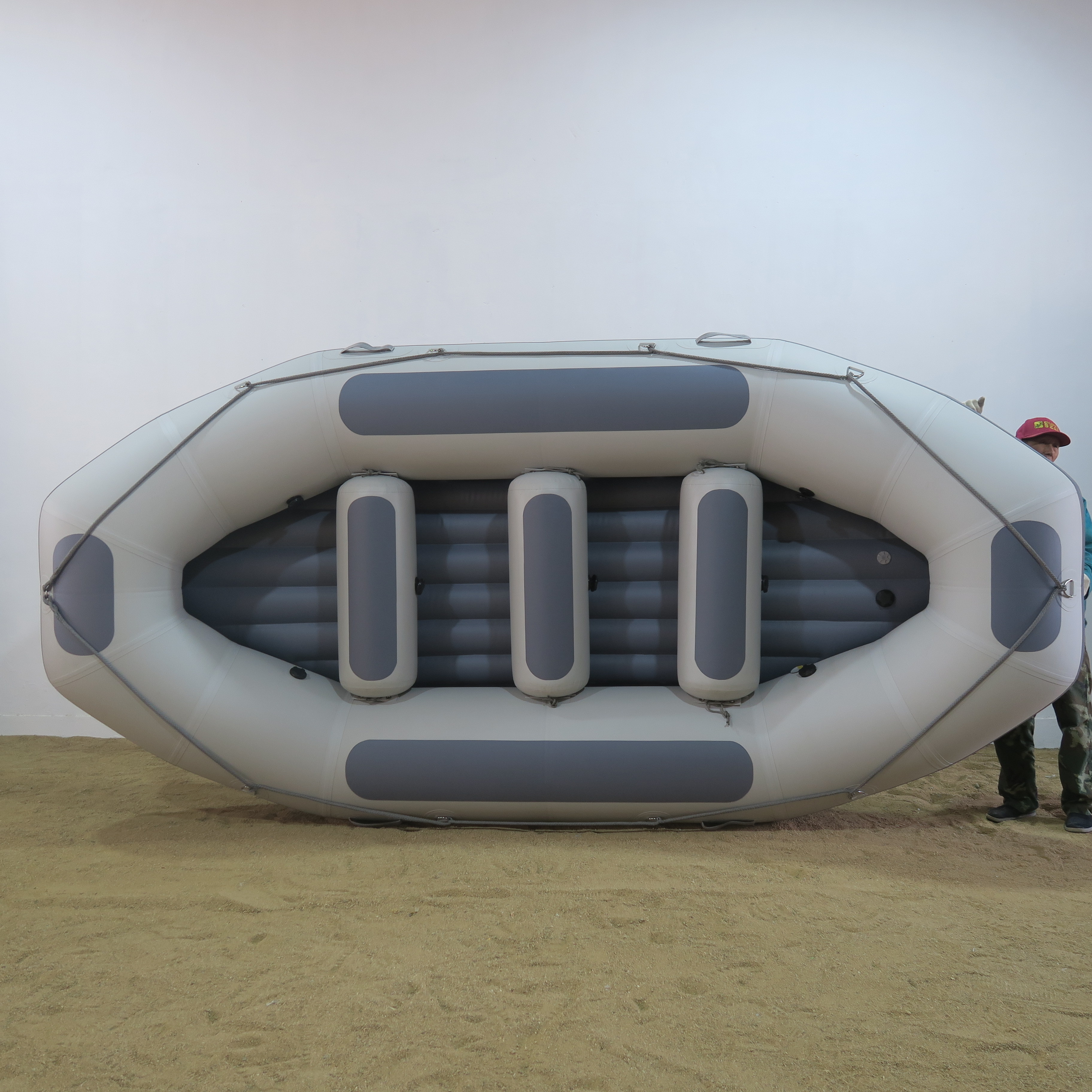 8 Persons Inflatable Rubber PVC Rafting Boat Floating River Rafts For ...