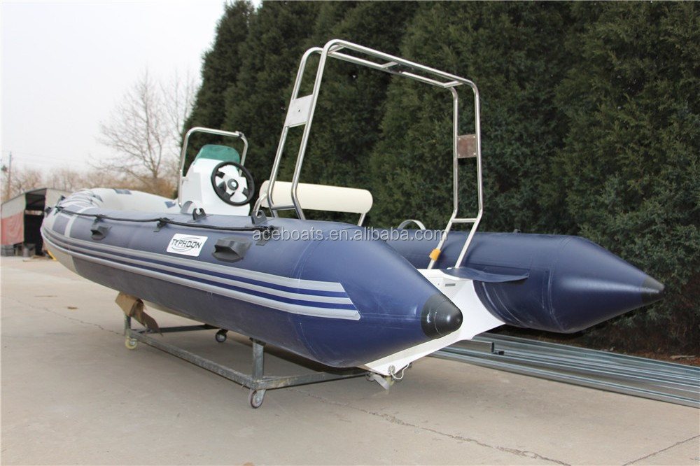 Hot selling jet drive fiberglass boat RIB-520 jet drive fiberglass boat