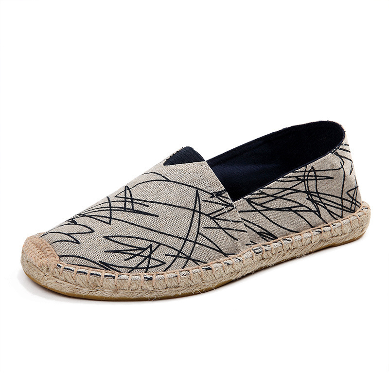 Direct Selling Printing Canvas Casual Men  Custom Cheap Espadrilles Womens Designer