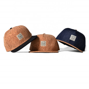 New design wood brim snapback cap Wholesale Snapback Baseball Cap Adjustable Hats 100% Cork Wood