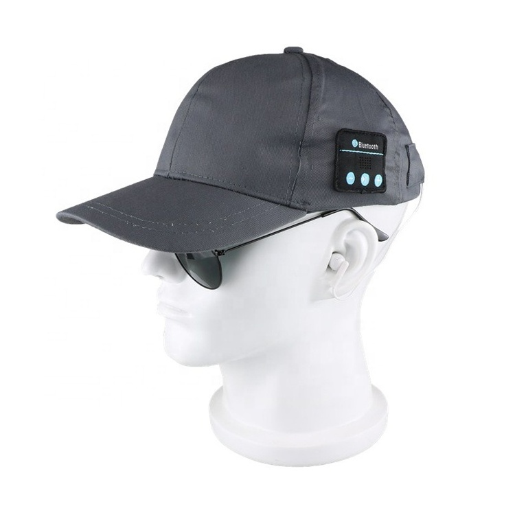 Wireless Headphone Music Sport Cap Smart Baseball Hat with Hands-free Mic Earphone Sun Cap