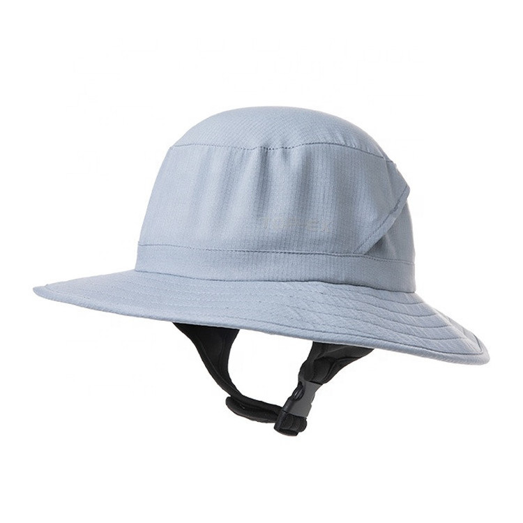 Chin Strap Custom Logo Color Surfing Bucket Hats with String Designer Plain Bulk Large Waterproof 100% Polyester Dobby BSCI ACE