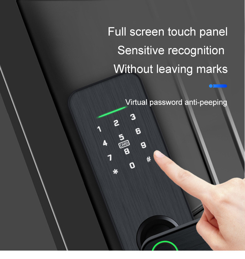 Keyless Entry Smart Door Lock with Fingerprint Modern Keyless Smart Locks