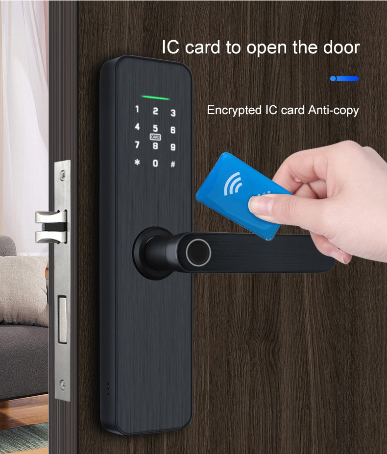 Keyless Entry Smart Door Lock with Fingerprint Modern Keyless Smart Locks