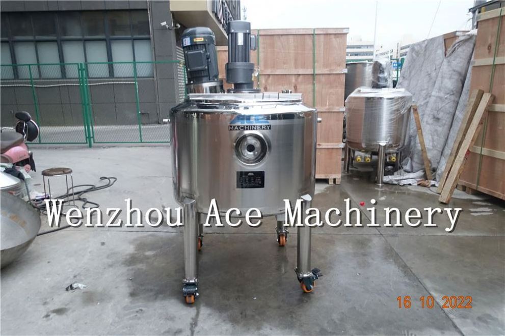 Automatic Vacuum Emulsifying Mixer Lipstick Mixing Cosmetic Cream Making Machine