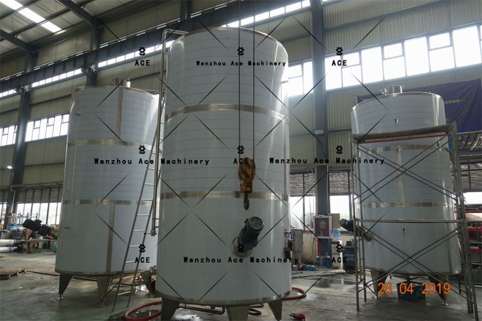 100-20000L liquid Storage Tank Food Grade Stainless Steel Tank Hot Water Storage Tank