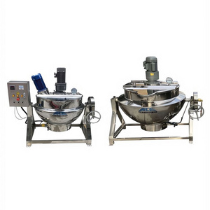 Multi Industrial Steam Jacketed Vat 1000 Liter Cooking Pot Rice Egg Peanut Boiling Machine