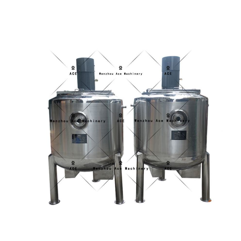 Liquid Gel Mix Tank Salad Dressing Making Machine Guar Gum Xanthan Gum Cool Heat Jacket Mix Equipment