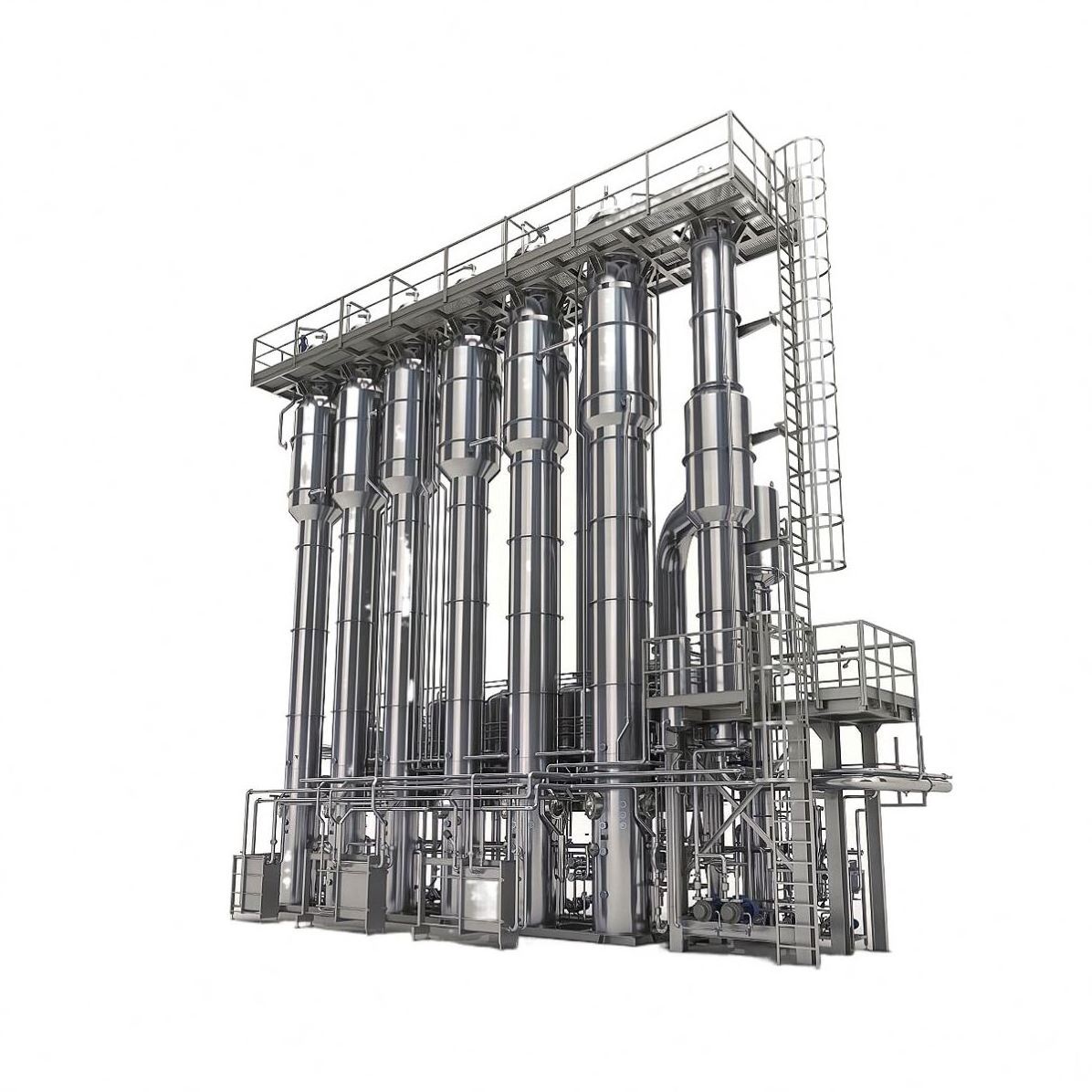 New Design Sanitary Crystallization Evaporator For Sugar Refinery Syrup Refining System Equipment