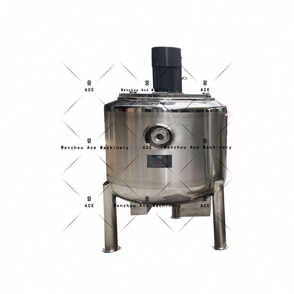 Liquid Gel Mix Tank Salad Dressing Making Machine Guar Gum Xanthan Gum Cool Heat Jacket Mix Equipment