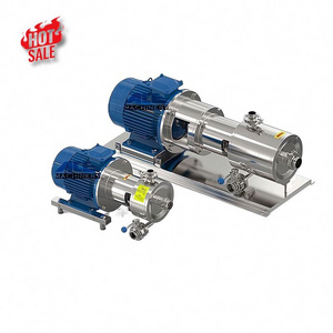 Ace 3 Stage Rotor Stator In Line Pump High Shear Emulsifier Mixer Homogenizer