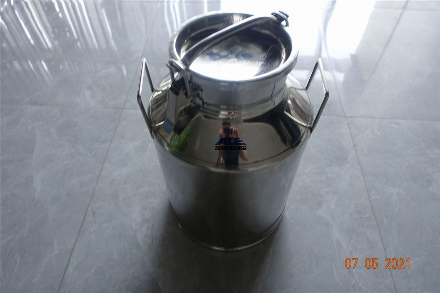 Ace Hot Sell 20L 40L 50L Dairy Farm Stainless Steel Mini Milk Cans