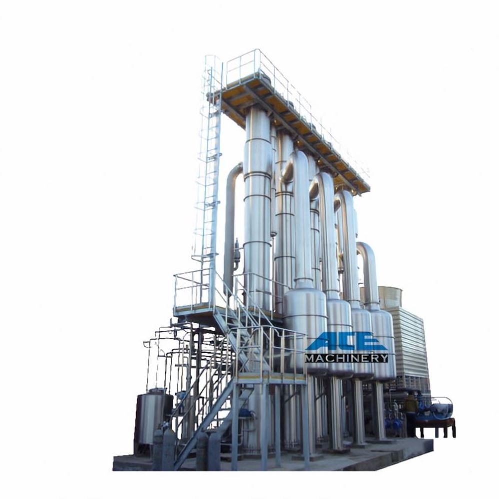 New Design Sanitary Crystallization Evaporator For Sugar Refinery Syrup Refining System Equipment