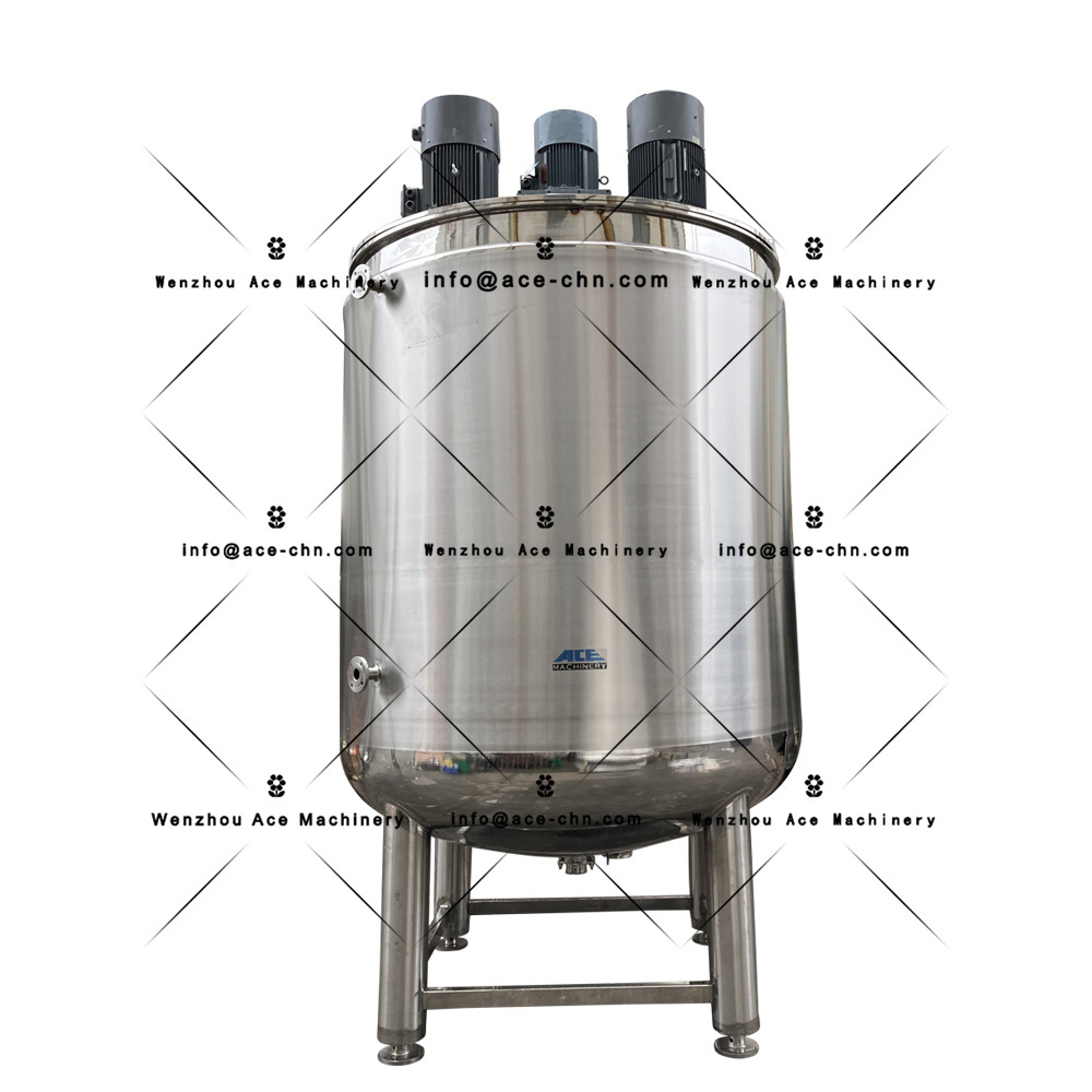 Emulsifying Mixing Tank with heating 100l 200l 500l 1000l 2000l chemical liquid soap cosmetic Industrial high shear Mixing Tank