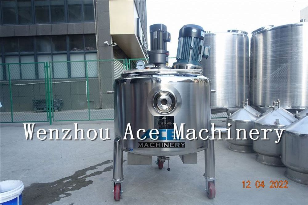 Automatic Vacuum Emulsifying Mixer Lipstick Mixing Cosmetic Cream Making Machine