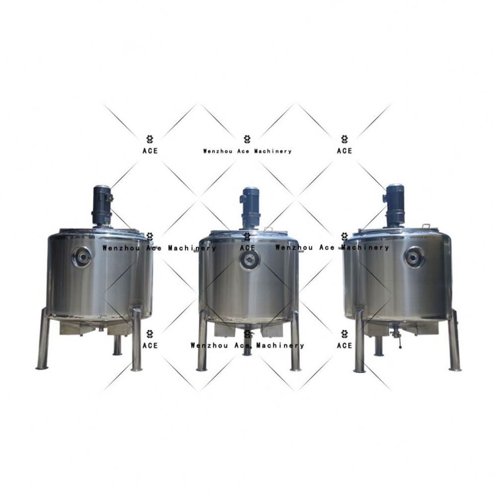 Liquid Gel Mix Tank Salad Dressing Making Machine Guar Gum Xanthan Gum Cool Heat Jacket Mix Equipment