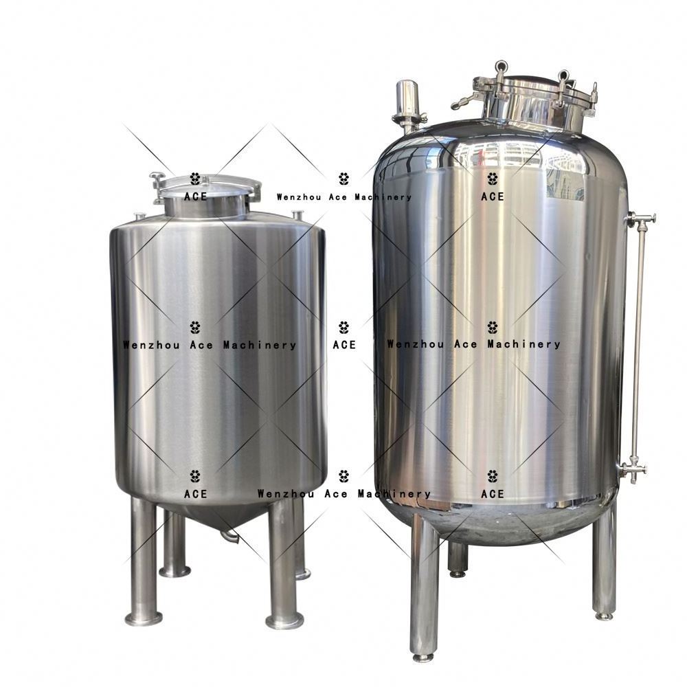 100-20000L liquid Storage Tank Food Grade Stainless Steel Tank Hot Water Storage Tank