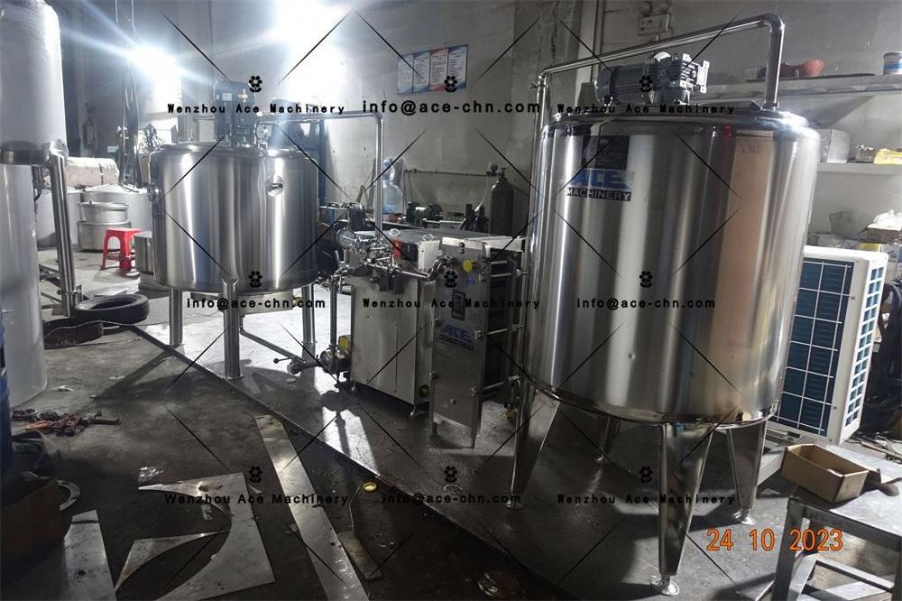 Goat Milk Fermentation Yoghurt Plant Yogurt Production Line Dairy Milk Process Machine