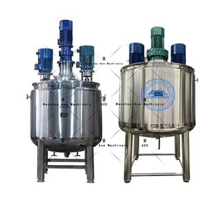 Liquid Gel Mix Tank Salad Dressing Making Machine Guar Gum Xanthan Gum Cool Heat Jacket Mix Equipment