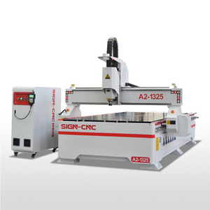 Advertising CNC Machine Spindle with Vacuum table 1325 Sign Making CNC Router