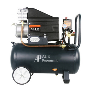 ACE 2hp-5hp 50l 50 Litre Portable Silent Piston Air Compressor For Air Guns And Spray Guns