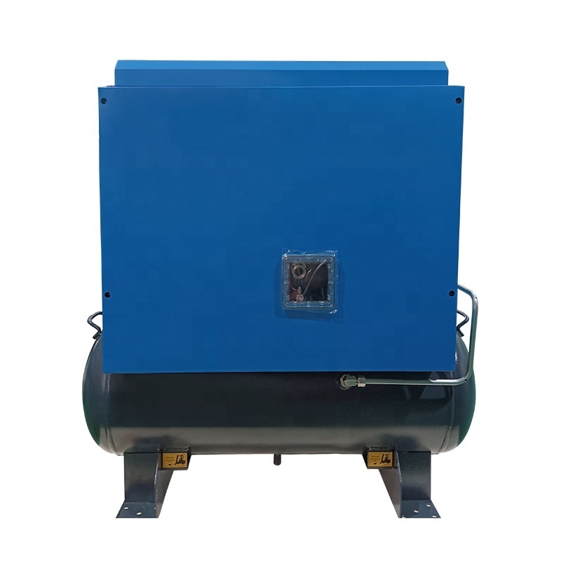 Mini air compressor 7.5Kw 10hp Single Phase Portable 50hz 60hz Screw Air Compressor 3.7kw 5hp with Air Tank