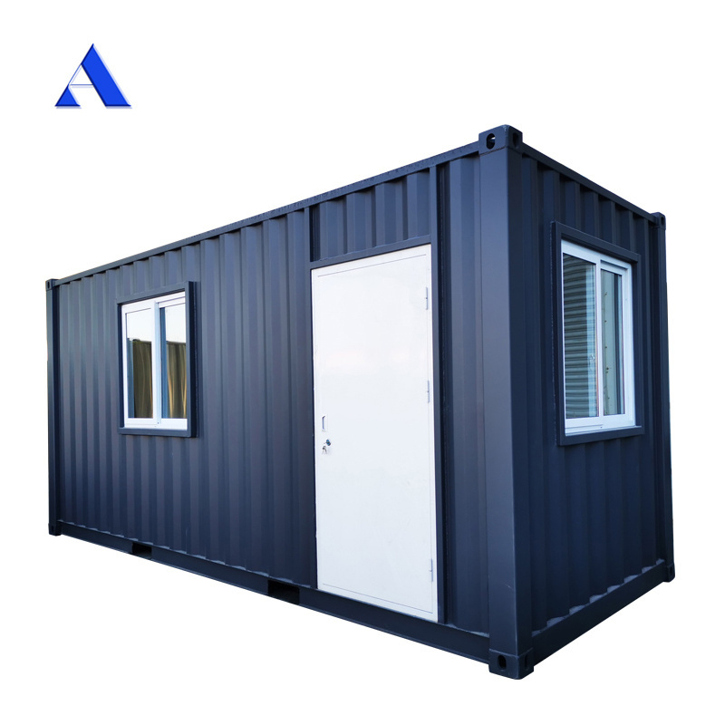 Portable and Movable Prefabricated 20 ft foot Length Shipping Containers Office 20ft Optional Bathroom and Toilet