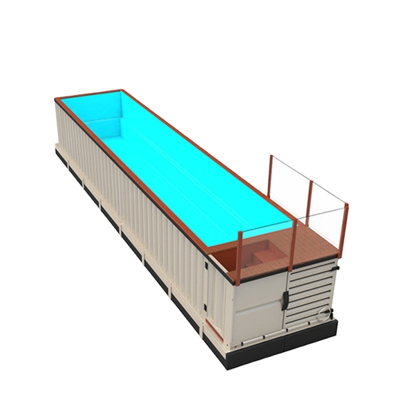 Custom and Design New 40ft Shipping Container Swimming Pool Outdoor for Sale