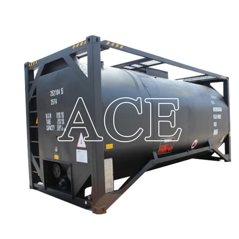 UN T3 Fire Heating 20ft ISO Tank Container for Bitumen Transportation