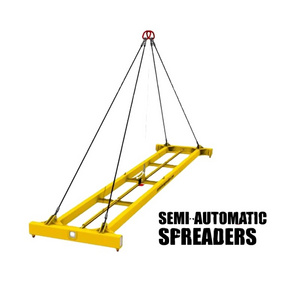 42 Tons Payload Semi-Auto Lifting Beams with Sling 40ft Shipping Container Spreader