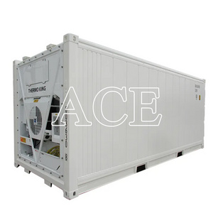 Stainless Steel Liner Aluminum T Floor 20 ft Length Thermo King Refrigerated Freezer 20ft Reefer Container for Sale